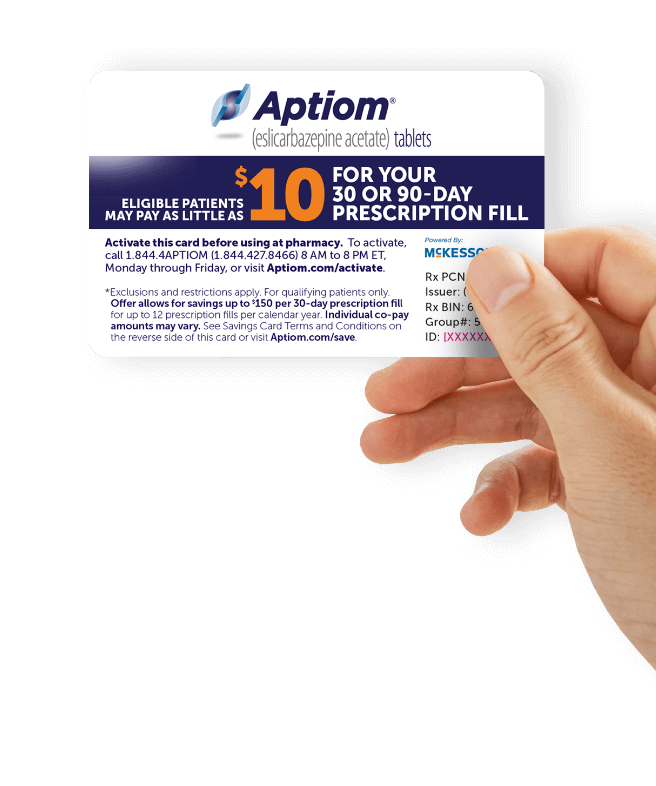  APTIOM Savings Card